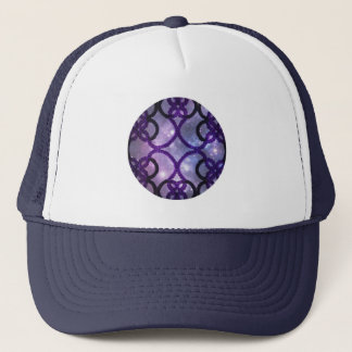 Gorra De Camionero Fantasía Morado Tateo Lace Night Sky