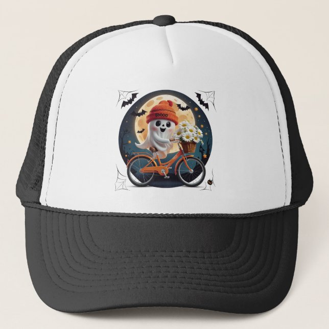 Gorra De Camionero Fantasma ciclista (Anverso)
