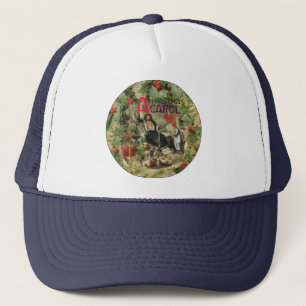 Gorra De Camionero Fantasma del Ilustracion actual de Navidad