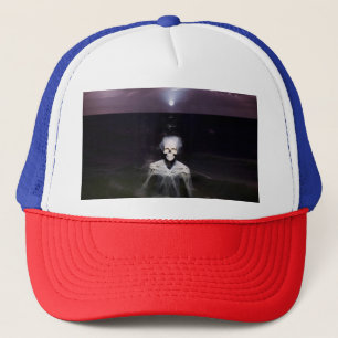 Gorra De Camionero Fantasma en el mar - Pintura de petróleo