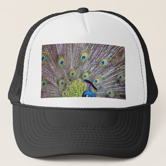 Gorra De Camionero Fantasmas de pavo real (Anverso)