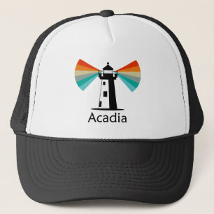 Gorra De Camionero Faro Arcoíris del Parque Nacional Acadia