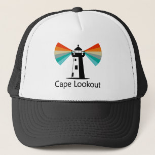 Gorra De Camionero Faro Cape Lookout North Carolina Arcoíris