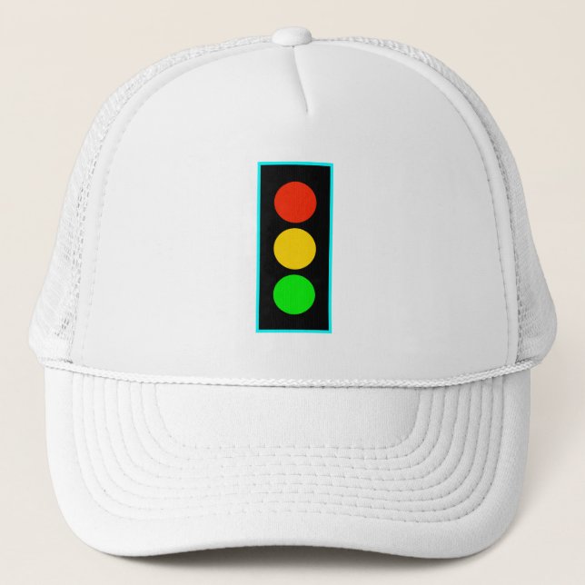Gorra De Camionero Faro con borde azul claro (Anverso)