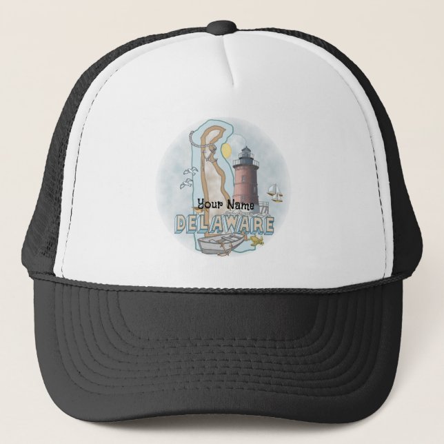 Gorra De Camionero Faro de Delaware (Anverso)
