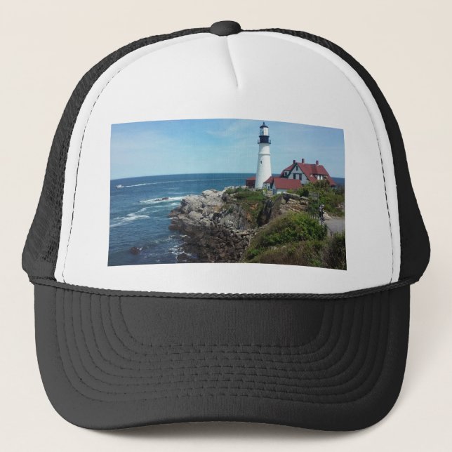 Gorra De Camionero Faro de faro de Portland (Anverso)