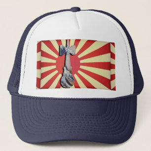 Gorra De Camionero Faro de la ola de Kendama con bandera japonesa vin