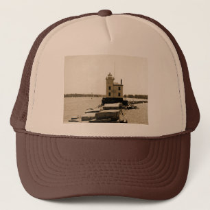 Gorra De Camionero Faro del Lago Erie