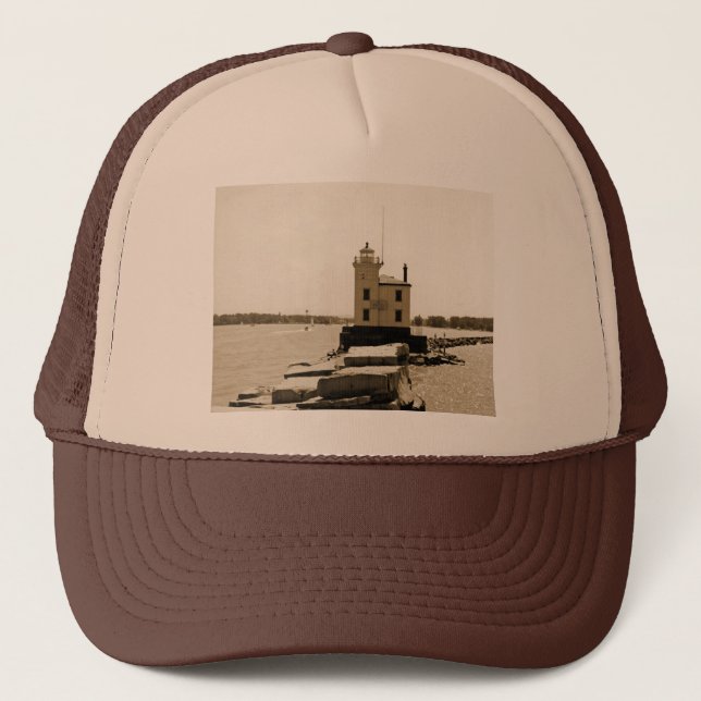 Gorra De Camionero Faro del Lago Erie (Anverso)