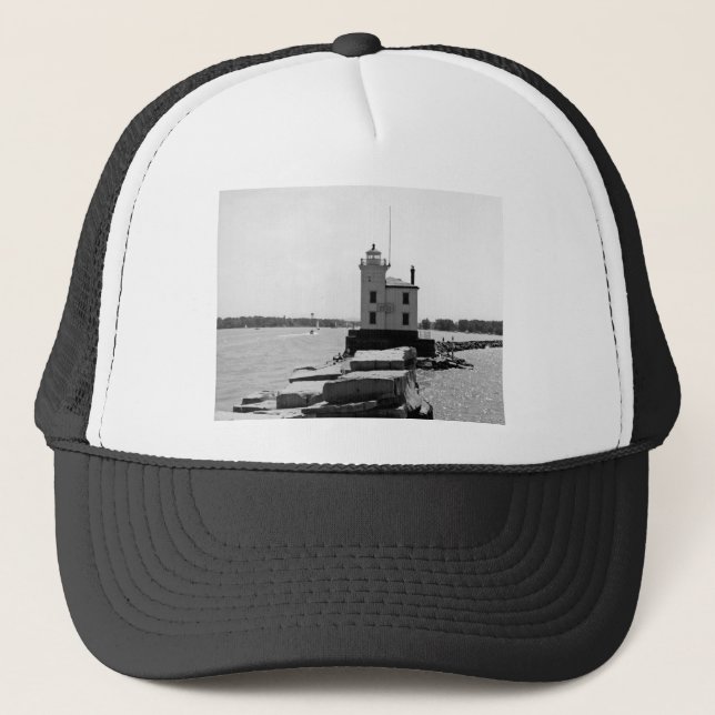 Gorra De Camionero Faro del Lago Erie (Anverso)