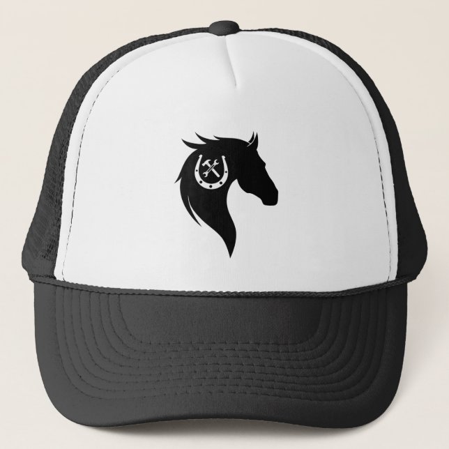 Gorra De Camionero Farrier Horse Shoeing Horses (Anverso)
