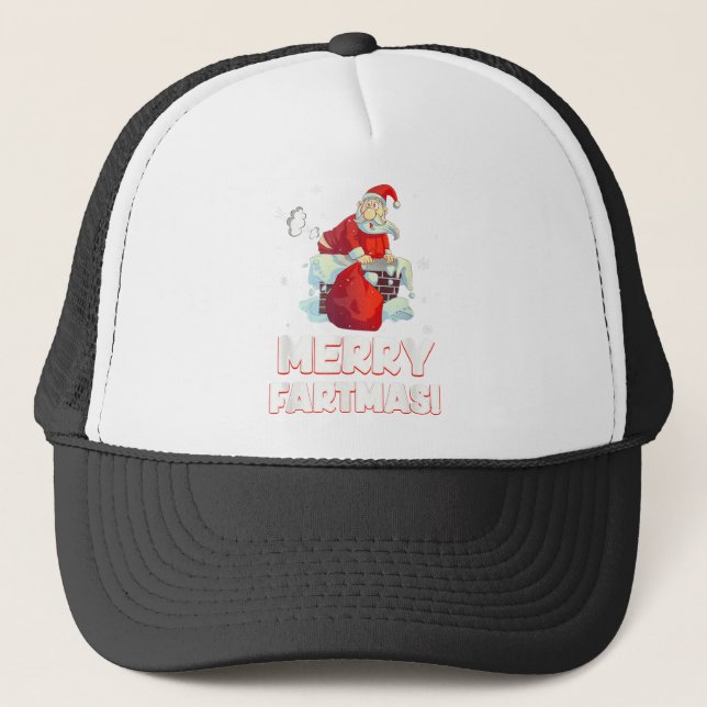 Gorra De Camionero Fartmas de Merry santa claus navidades de petanca (Anverso)