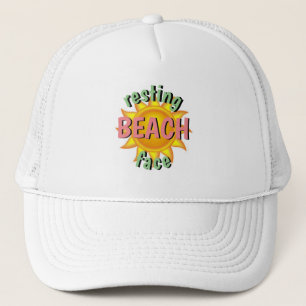 Gorra De Camionero Fashion Béisbol femenino RESTING BEACH FACE