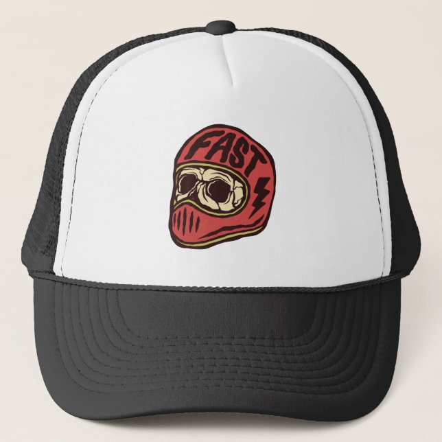 Gorra De Camionero Fast Rider (Anverso)