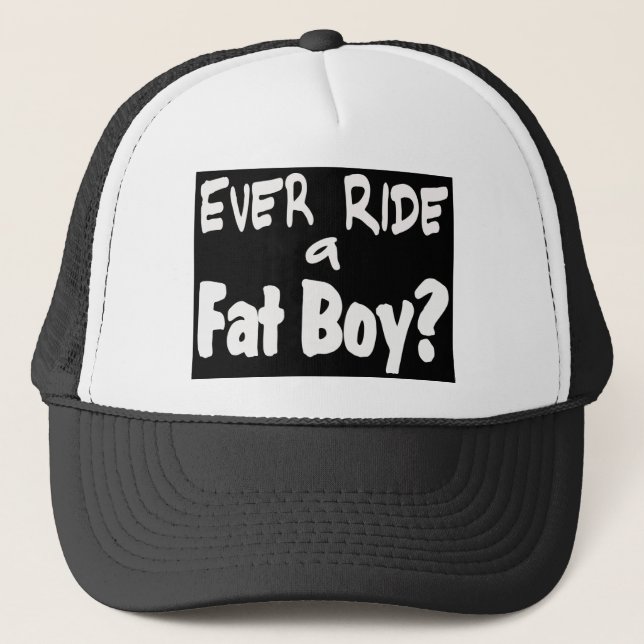Gorra De Camionero Fat Boy Rider (Anverso)