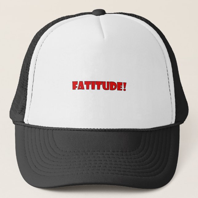 GORRA DE CAMIONERO FATITUDE! (Anverso)