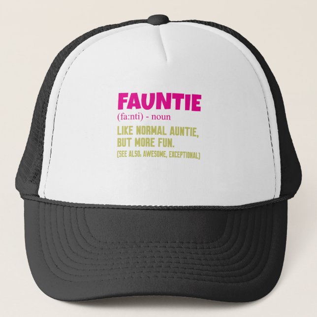 Gorra De Camionero Fauntie auntie (Anverso)