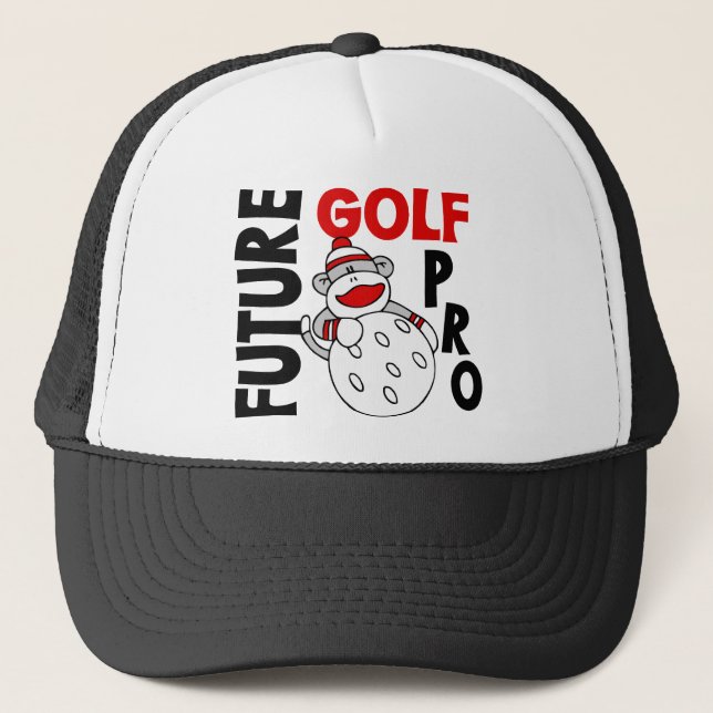 Gorra De Camionero Favorable mono futuro del calcetín de golf (Anverso)