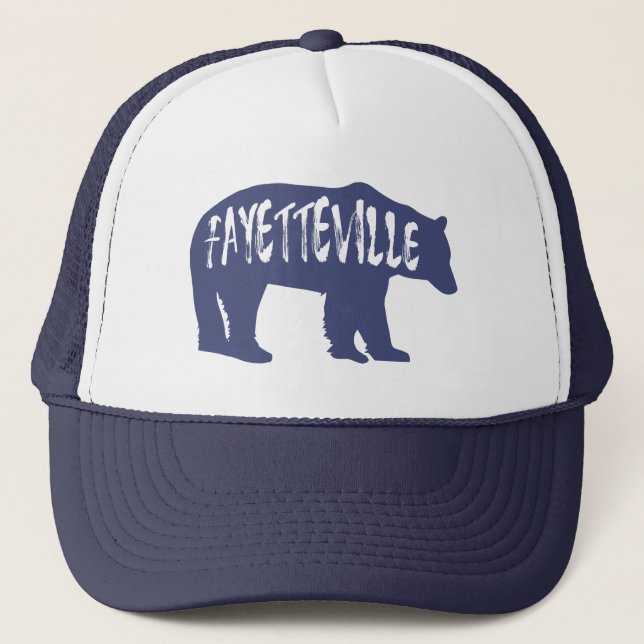 Gorra De Camionero Fayetteville Arkansas Bear (Anverso)