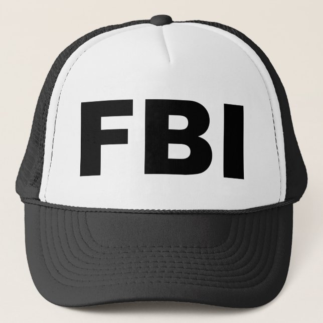 GORRA DE CAMIONERO FBI (Anverso)