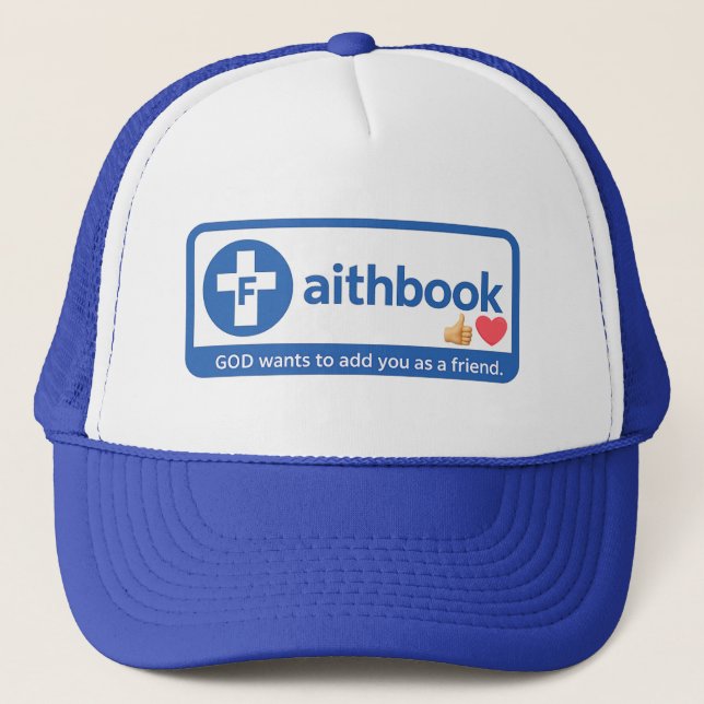 Gorra De Camionero Fe - Amigo - Cristiano (Anverso)