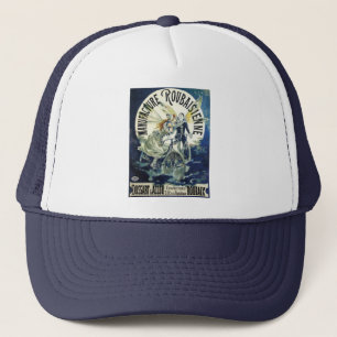 Gorra De Camionero Fe de Art Nouveau vintage, Luna de Bicicleta Pierr