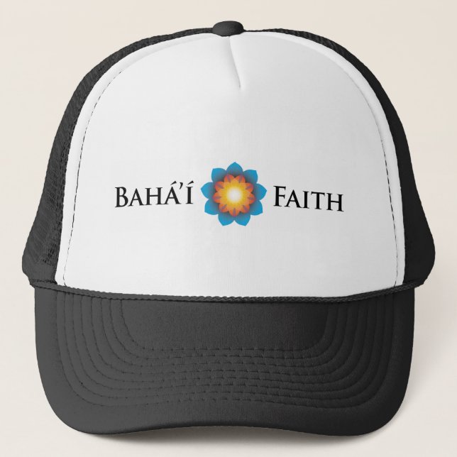 Gorra De Camionero Fe de Bahá'í (Anverso)