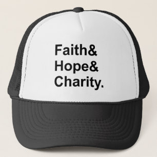 Gorra De Camionero Fe Esperanza Caridad Santos Mártires Cristianos