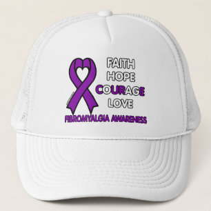 Gorra De Camionero Fe Esperanza Coraje El Amor... Fibro