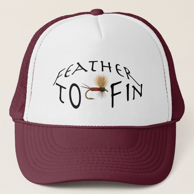 Gorra De Camionero Feather to Fin Fly Fishing Monogram (Anverso)