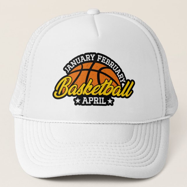 Gorra De Camionero Febrero Febrero Baloncesto Abril Guay Player (Anverso)