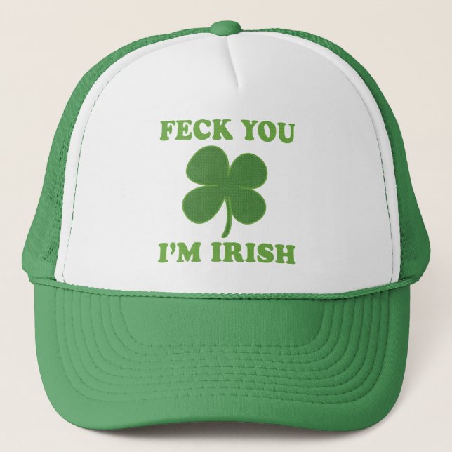 Gorra De Camionero Feck usted irlandés Im (Anverso)