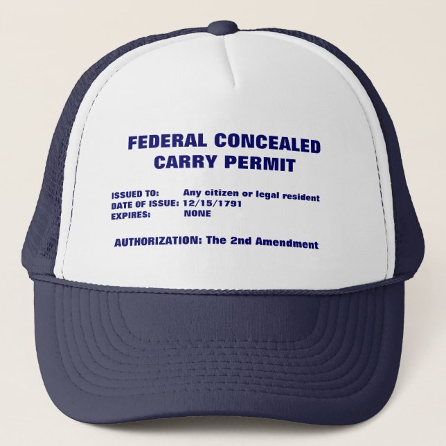 GORRA DE CAMIONERO FEDERALES ENCUBIERTOS LLEVAN EL PERMISO, (Anverso)
