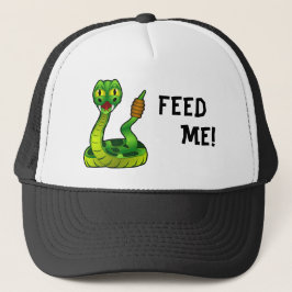 Gorra De Camionero Feed Me Reptile Rattlesnake Personalizado