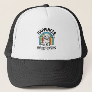 Gorra De Camionero Felicidad es un diseño de amante de perros con col