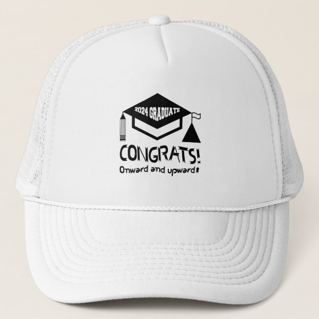 Gorra De Camionero ¡Felicitaciones, graduado 2024! (Anverso)