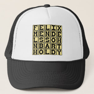Gorra De Camionero Felix Mendelssohn Bartholdy, compositor alemán