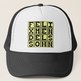Gorra De Camionero Felix Mendelssohn, compositor alemán