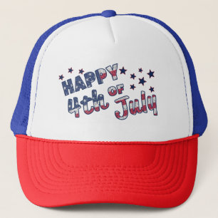 Gorra De Camionero Feliz 4 de julio