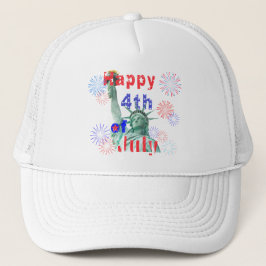 Gorra De Camionero Feliz 4 de julio