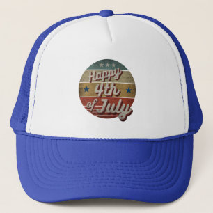 GORRA DE CAMIONERO FELIZ 4 DE JULIO TRUCKER HAT