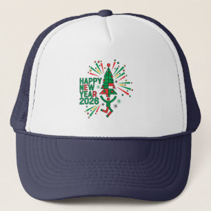 Gorra De Camionero Feliz Año Nuevo 2026