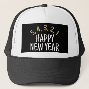 Gorra De Camionero Feliz Año Nuevo Gracioso