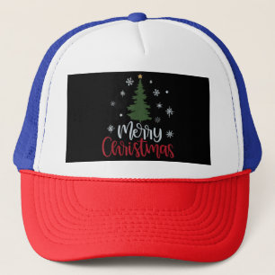 Gorra De Camionero Feliz Árbol De Navidad Navidades Camisetas Para Mu