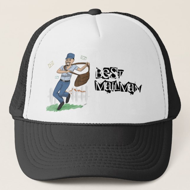 Gorra De Camionero Feliz baile Mailman/Gorra Postman (Anverso)