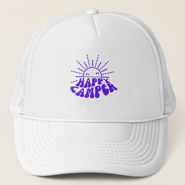 Gorra De Camionero Feliz Camper (Anverso)