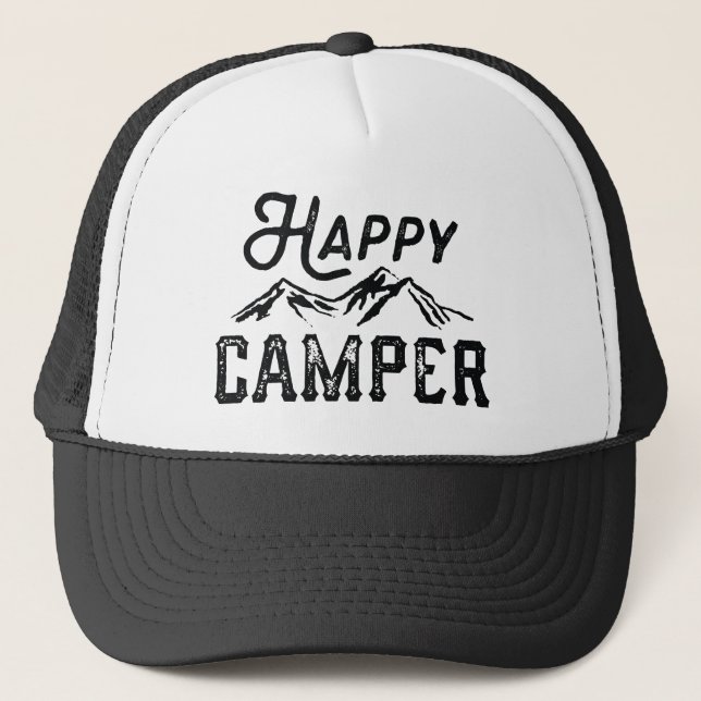 Gorra De Camionero Feliz Camper (Anverso)