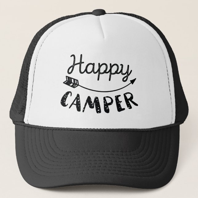 Gorra De Camionero Feliz Camper (Anverso)