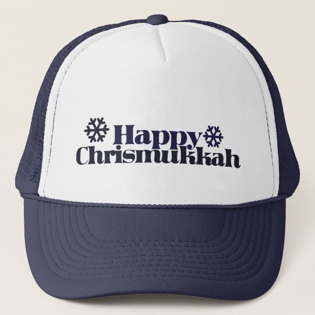 Gorra De Camionero Feliz chrismukkah (Anverso)