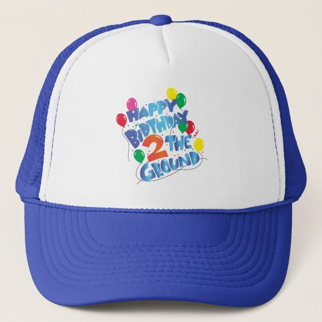 Gorra De Camionero Feliz cumpleaños (Anverso)
